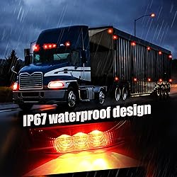 25 Pcs 4 Inch Trailer Marker Lights Front Rear Side