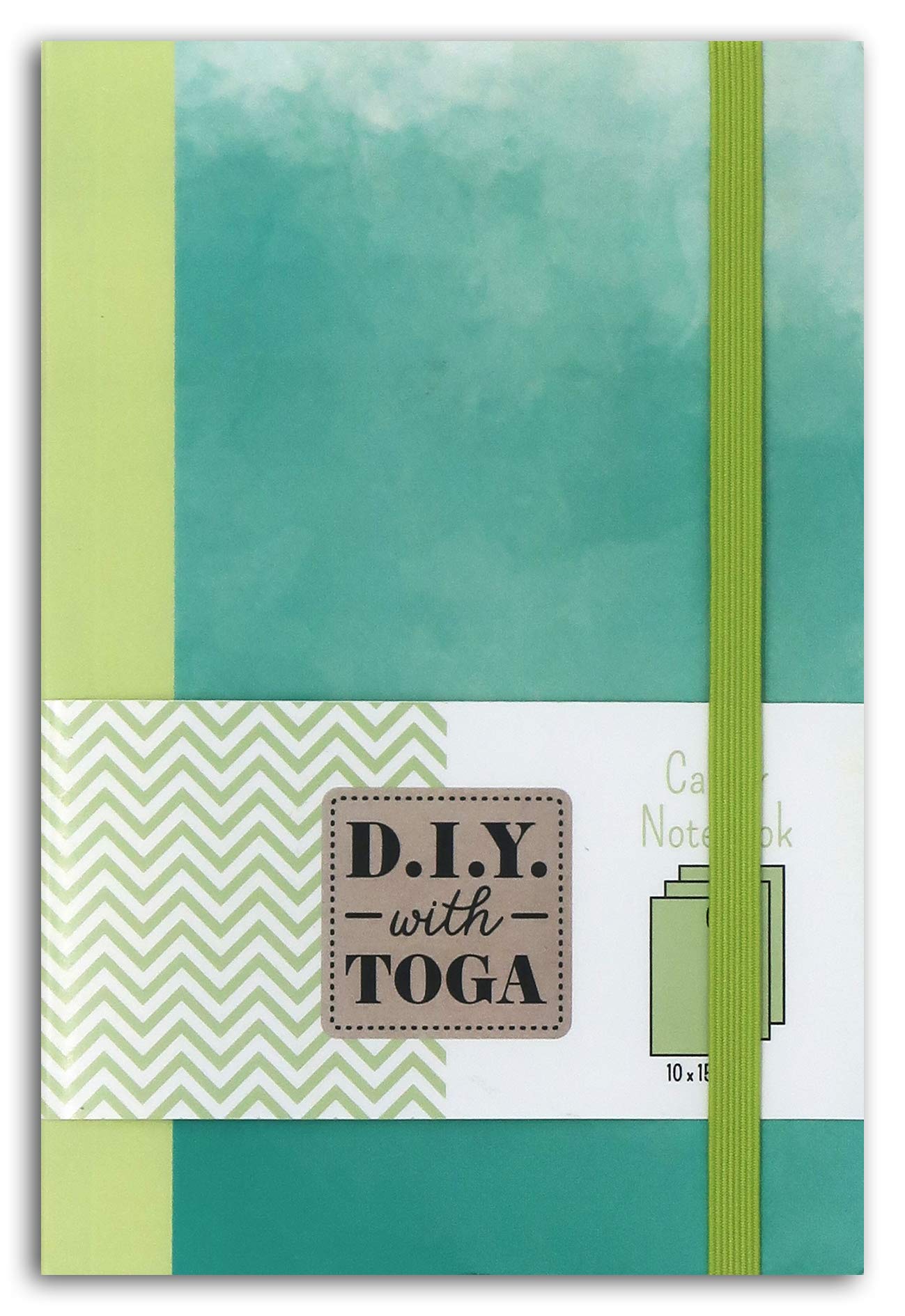 D.I.Y with Toga Dual-Colour Notebook, Paper, Pastel Green, 10 x 15 cm