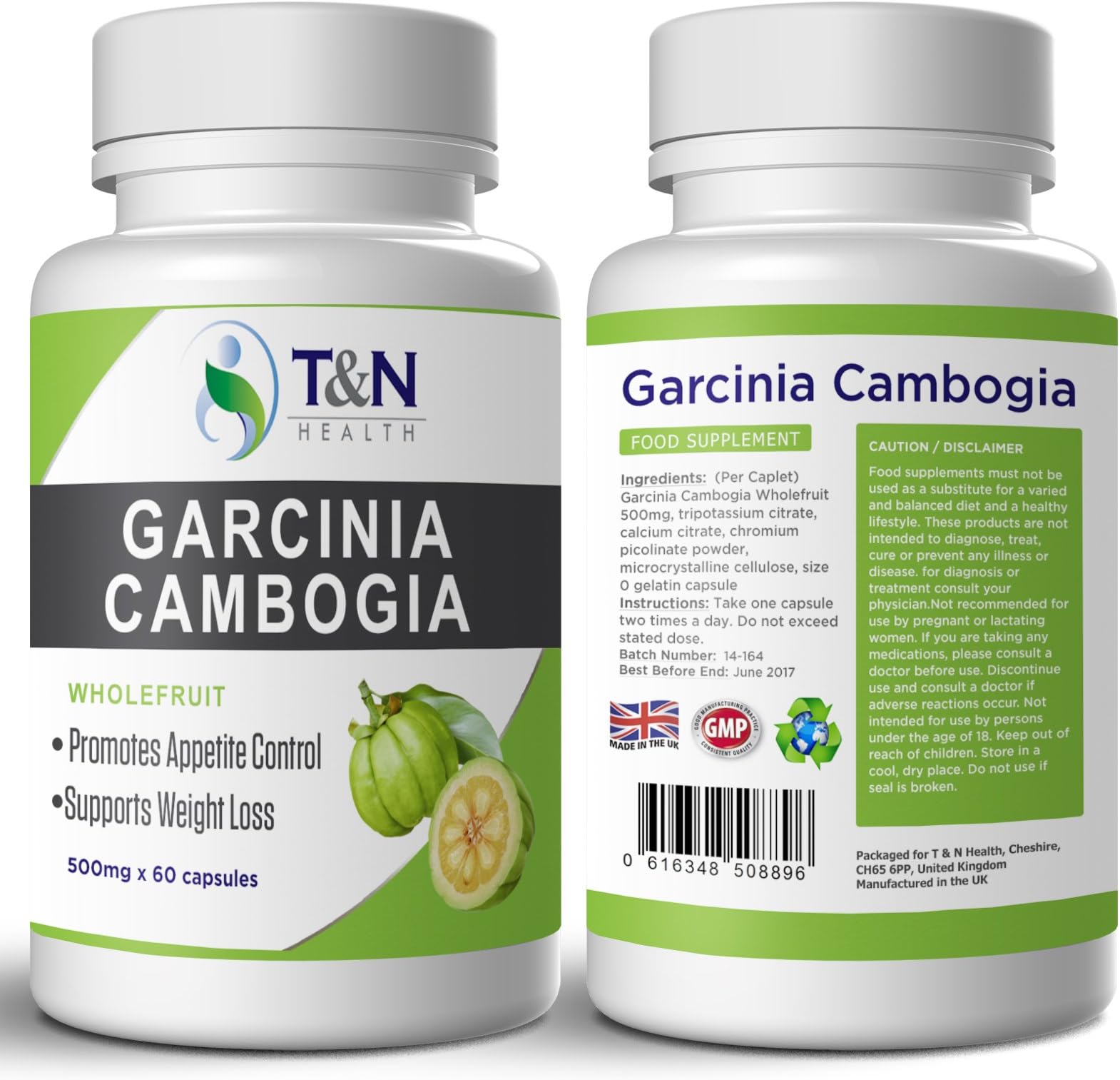 Garcinia Cambogia Supplement UK Manufactured 30 Day Supply