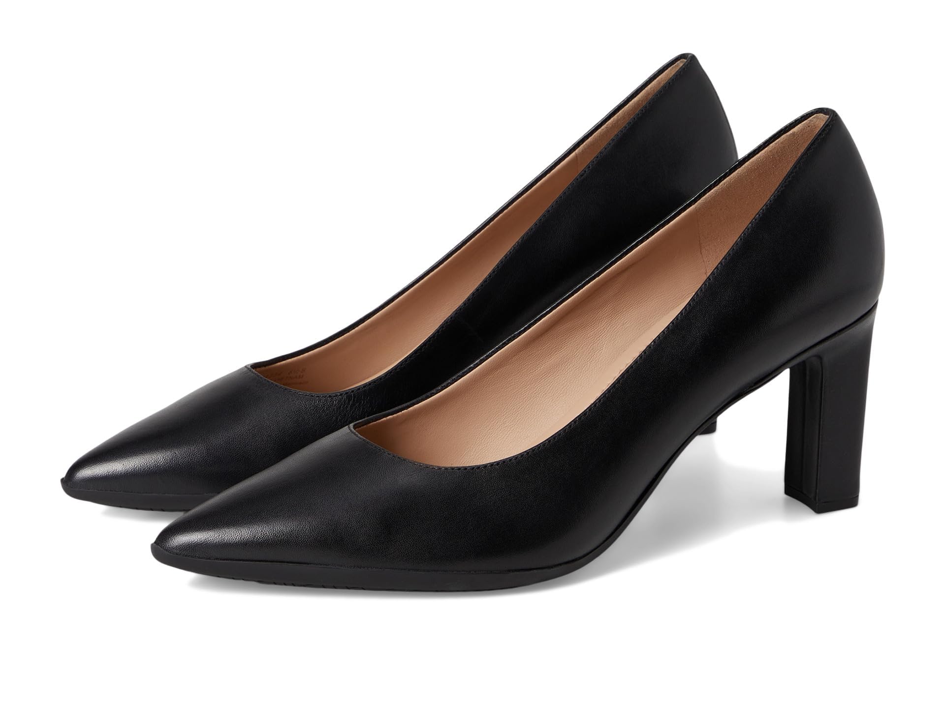 Cole Haan Women’s Grand Ambition 2.0 Angelica Pumps, Black Leather, 9-B US