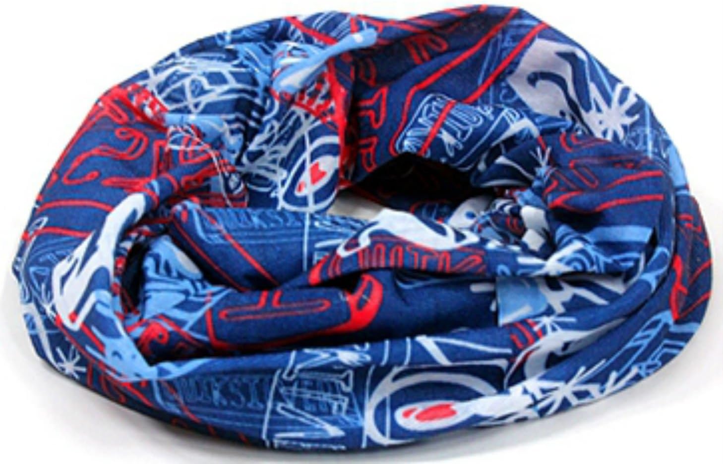 High Tech Polyester Microfiber Multi Scarf Bandana Headband (Blue multi color)