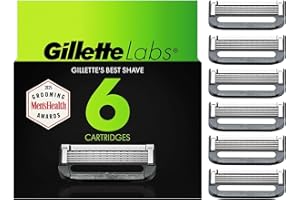 GilletteLabs Razor Blade Refills, 6 count