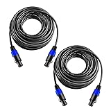 Yoico 2Pcs 6 Feet Professional Speakon to Speakon
