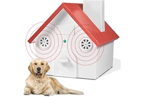 PANZERR Anti Barking Devices for Dogs, Ultrasonic Dog Barking Deterrent Device with 4 Modes, 50 Ft Dog Barking Control Devices Bark Box, Dog Barking Silencer Indoor & Outdoor Safe