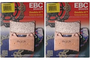 EBC Double-H Sintered Metal Brake Pads FA244HH (2 Packs - Enough 2 Rotors)