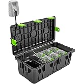 EGO CHU6001 6-Port Mobile Charging Case with Charging Adaptor Kit, Integrated Wheels and Handles, Battery and Charger Not Inc