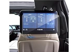 Coleya (2Pack) 2021-2024 2025 Escalade Screen Protector for Cadillac Escalade Rear-seat 12.6-inch Touch Screen, 9H Tempered Glass 2023 2024 2025 Escalade V Accessories HD Transparent 12.6"