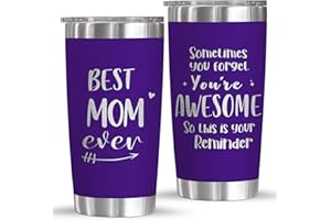 TEEZWONDER Gifts For Mom From Daughter Son - Mothers Day, Christmas, Valentines Day, Birthday Gifts For Mom, Mother Gifts, Mom Gifts Idea, First Mom, New Mom Gifts For Women - Mom 20 Oz Laser Engraved Tumbler