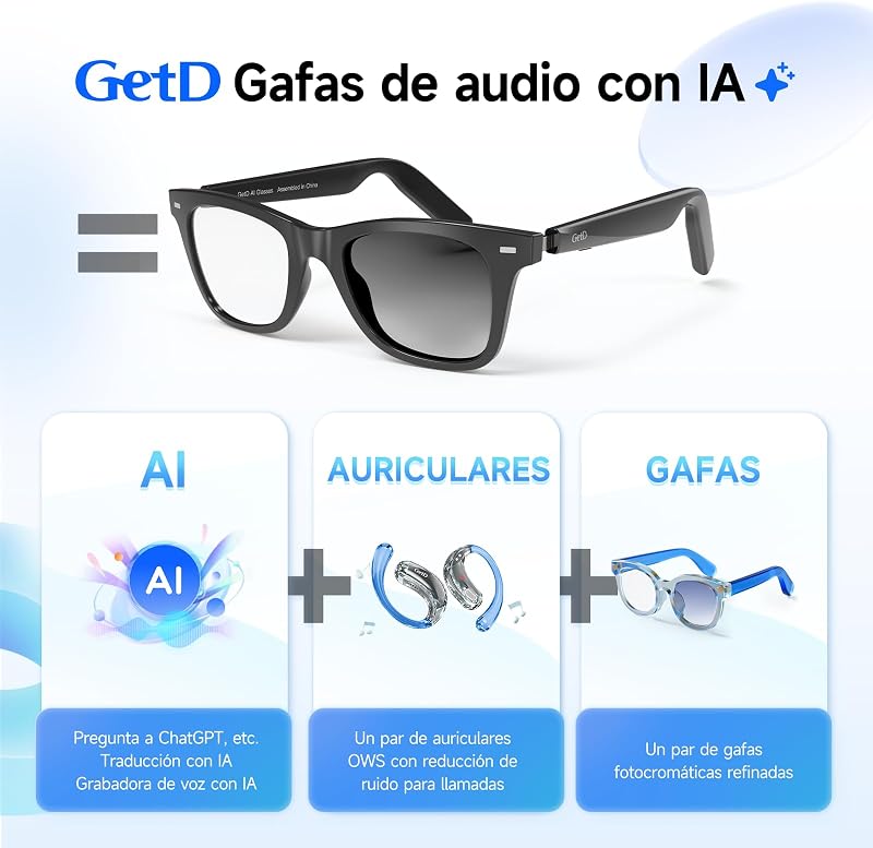 IA Glasses: Intelligente Brille mit ChatGPT, Echtzeit-Übersetzung