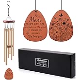 Wind Chimes for Mom Inspirational Birthday Gifts for Mama from Daughter Son Meaningful Mother Presents Love Reminder Windchimes Outside Garden Decor Ideas