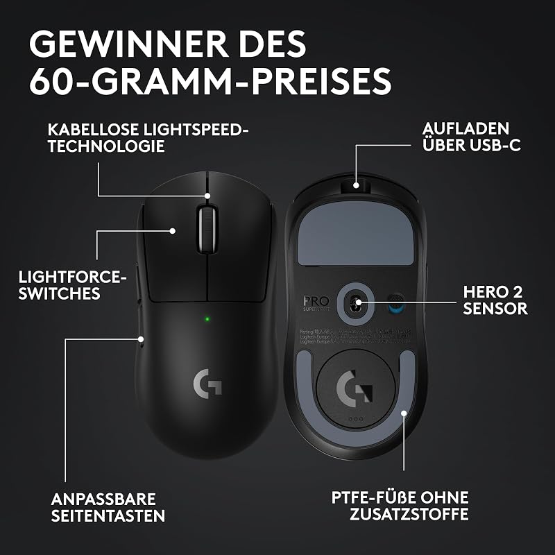 PRO X SUPERLIGHT 2 kabellose Gaming-Maus