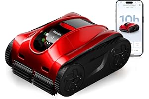 (2025 Upgrade) iGarden Pool Cleaner K Pro, 10H Runtime, Cordless Robotic Pool Vacuum for Inground Pools, Touchscreen, Smart Navigation, 200% Turbo Suction, Ultra-Fine Filtration, Auto-Parking