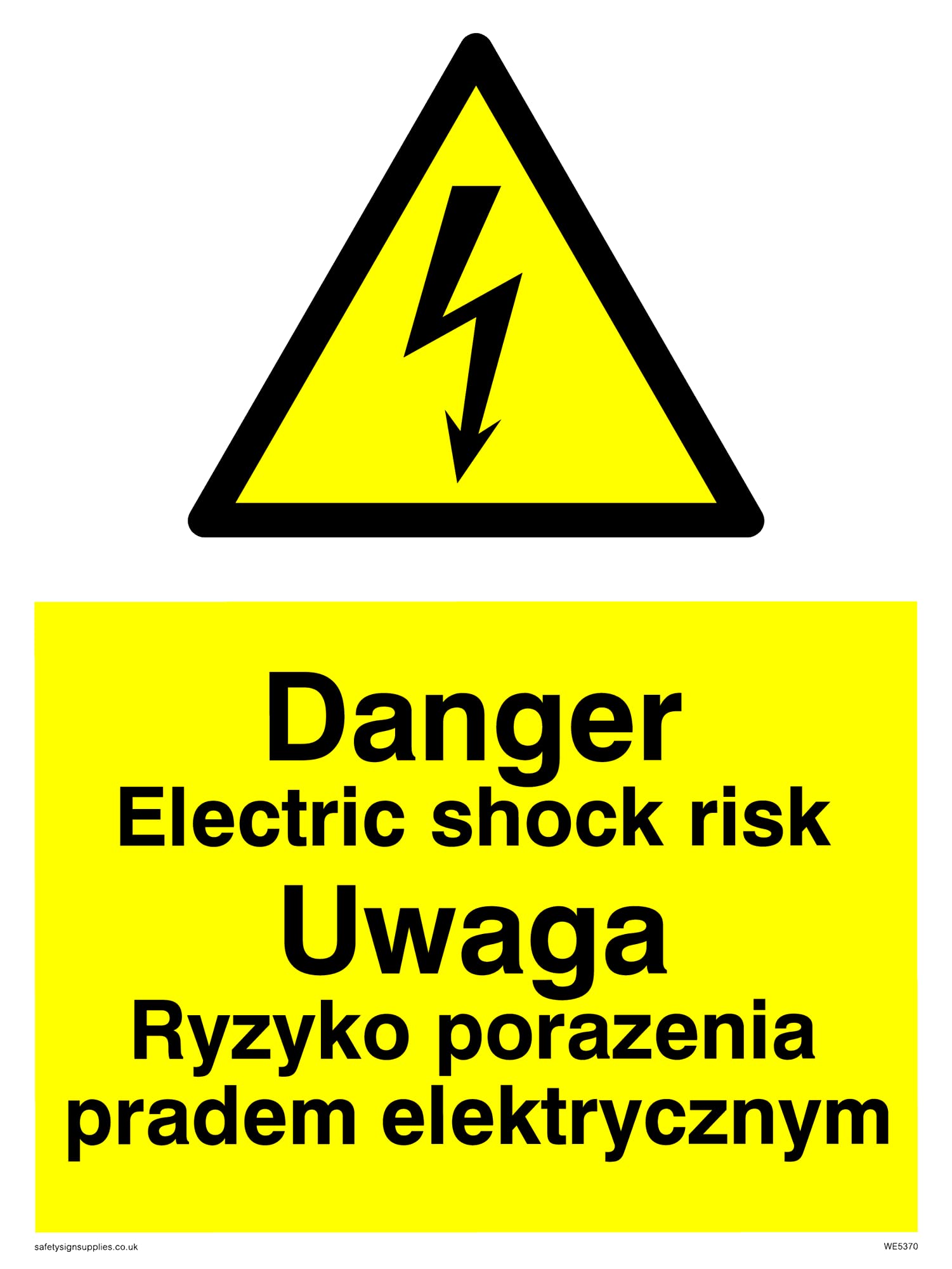 Pack of five - Polish Sign - 150x200mm - A5P