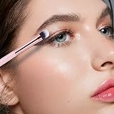 MSQ 12pcs Eyeshadow Brush Set Professional Eye Makeup Brushes Pink Handle view 5