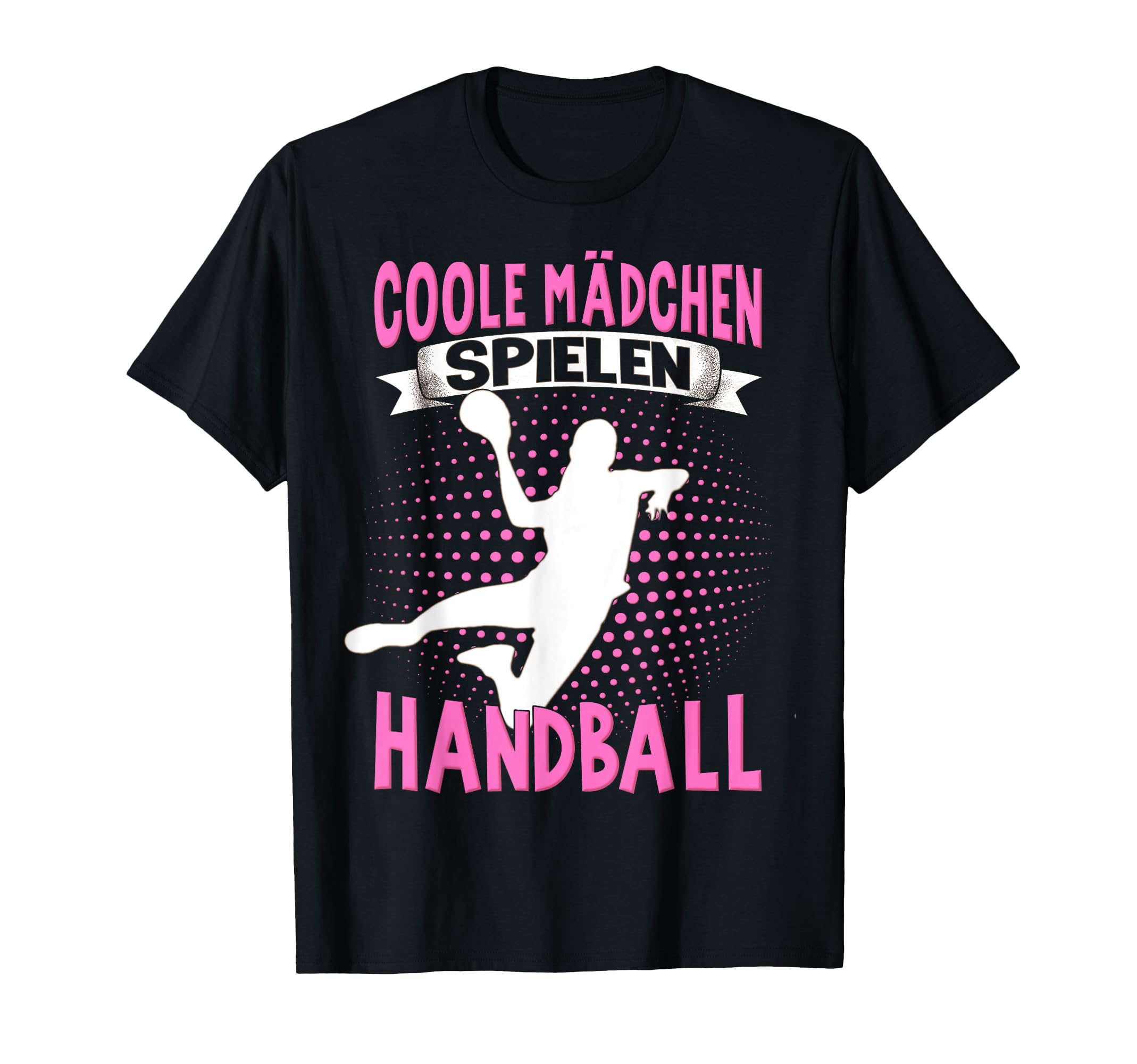 Handballerin Damen Kinder Coole Mädchen Spielen Handball T-Shirt