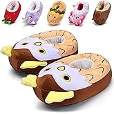 IceUnicorn Toddler Cute Animal Slippers Kids Christmas Plush Warm House Shoes Girls Boys Bedroom Indoor Washable Slipper