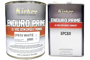 Kirker Enduro Prime DTM Epoxy Primer White EP610 One Gallon with Catalyst EPC611