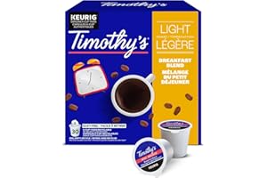 Timothy`s Breakfast Blend Single Serve Keurig K-Cup Pods for Keurig Brewers, 30 Count