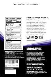 Terrasoul Superfoods Organic Aronia Powder, 4 Oz