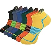 JOYNÉE Mens Low Cut Casual Socks 6 Pack Men Comfort Cushioning Ankle Athletic Socks