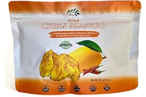 CHAVI Dried Chili Mango | 14 oz | No Added Sugars | Naturally Sweet | Healthy sinple Ingredients Superfood - Family Supersnacks | Unsulfured, Vegan, Non-GMO, Gluten-Free