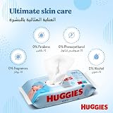 Huggies Pure Baby Wipes 1 Pack 56 Wipes Fragrance Free Hypoallergenic view 2