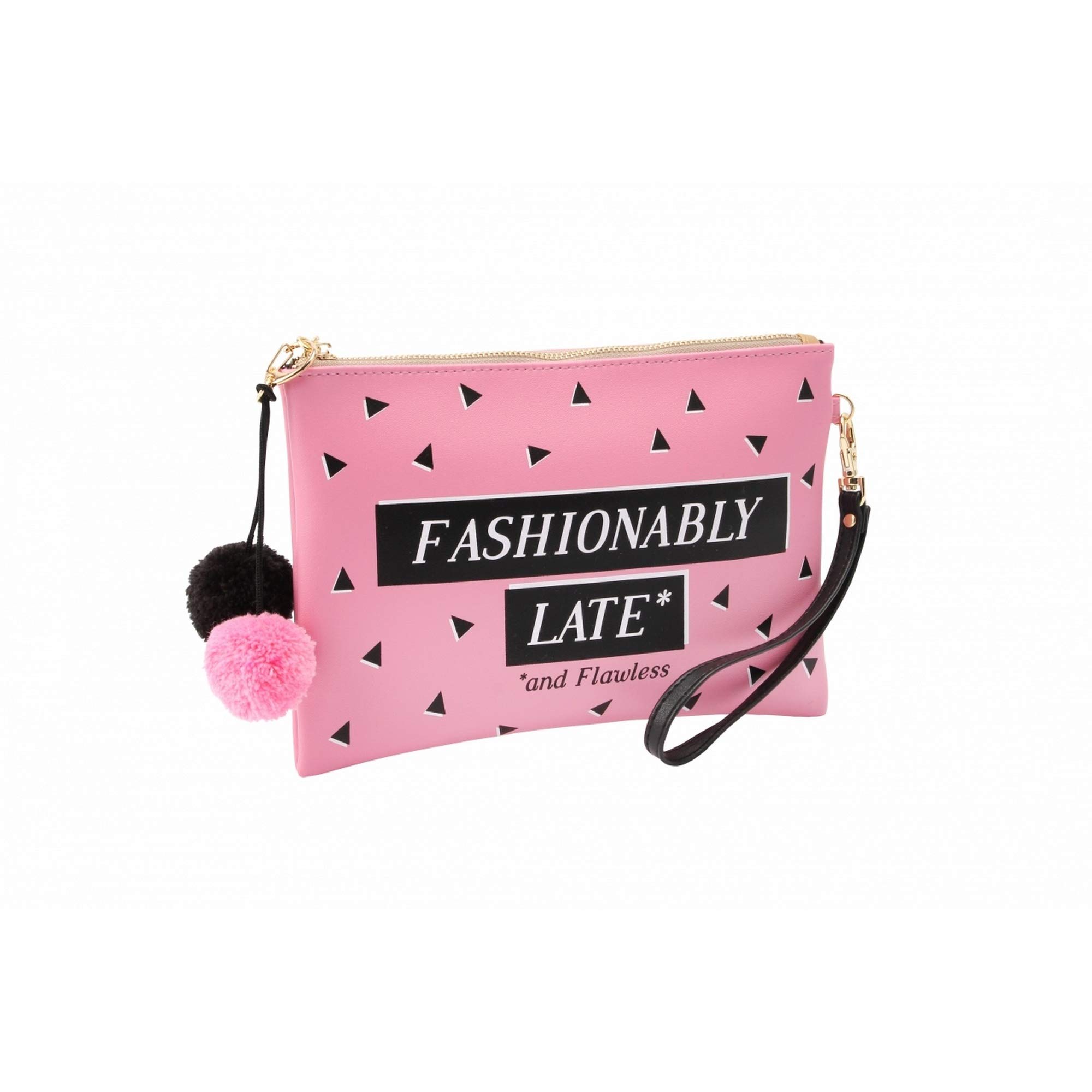 CGB Giftware | Sweet Tooth 'Fashionably Late' Beauty Bag | Sweet Tooth Range | Make Up Bag | Wash Bag | GB01945