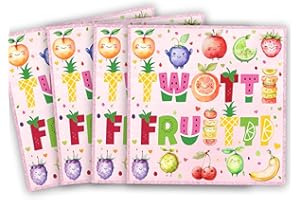 VETWO 60 Pcs Twotti Frutti Birthday Party Paper Napkins Summer Fruit Disposable Napkins for Luau Fruit Lemon Watermelon Pineapple Strawberry Orange Theme 2nd Birthday Party Decorations Supplies