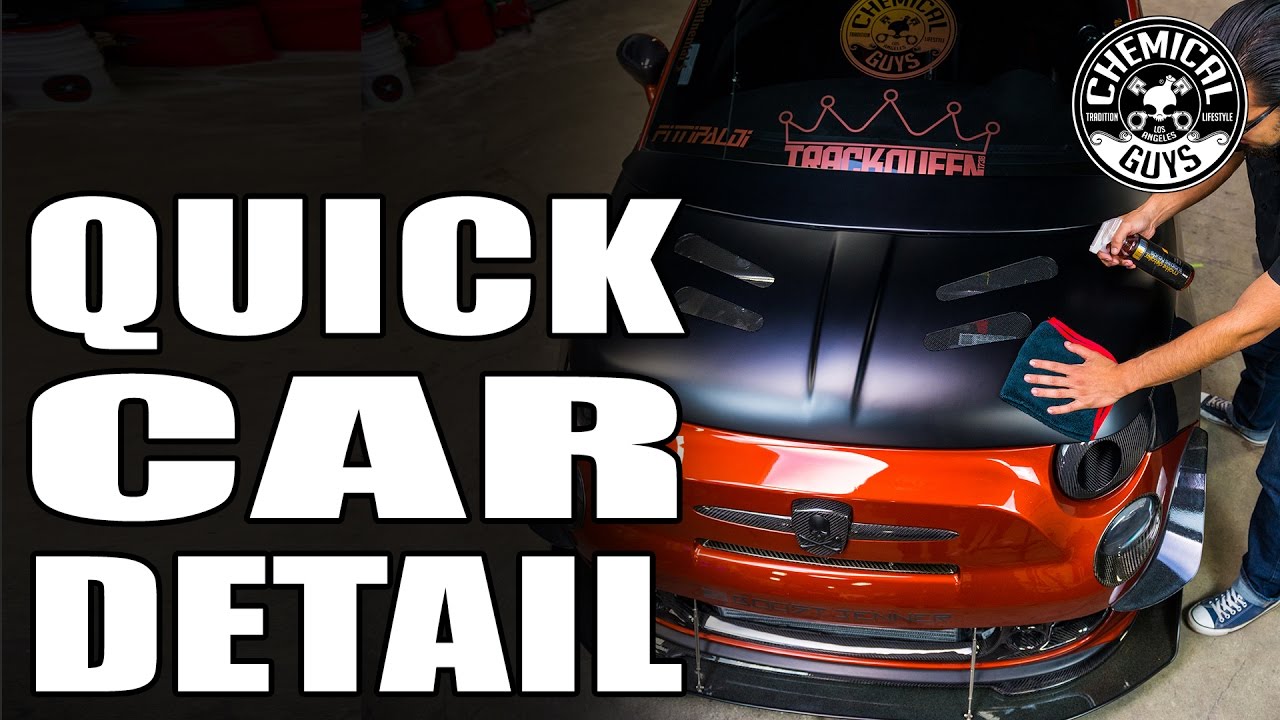 How To Quickly Detail Your Car!