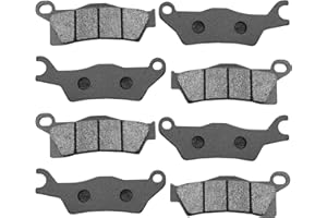 Anxingo 705601014 4 Pairs Front and Rear Brake Pads, Replacement for Can-am Outlander 450 500 570 650 800 850 1000, Replaces 