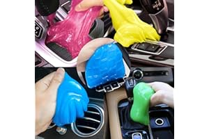LXPVSA Car Cleaning Gel Gel Cleaner for Car Vent, 5Pack Keyboard Dust Cleaner for Car Interior Cleaning Car Detailing Tool Auto Detailing Slime Mud for Car Air Vent, Dashboard