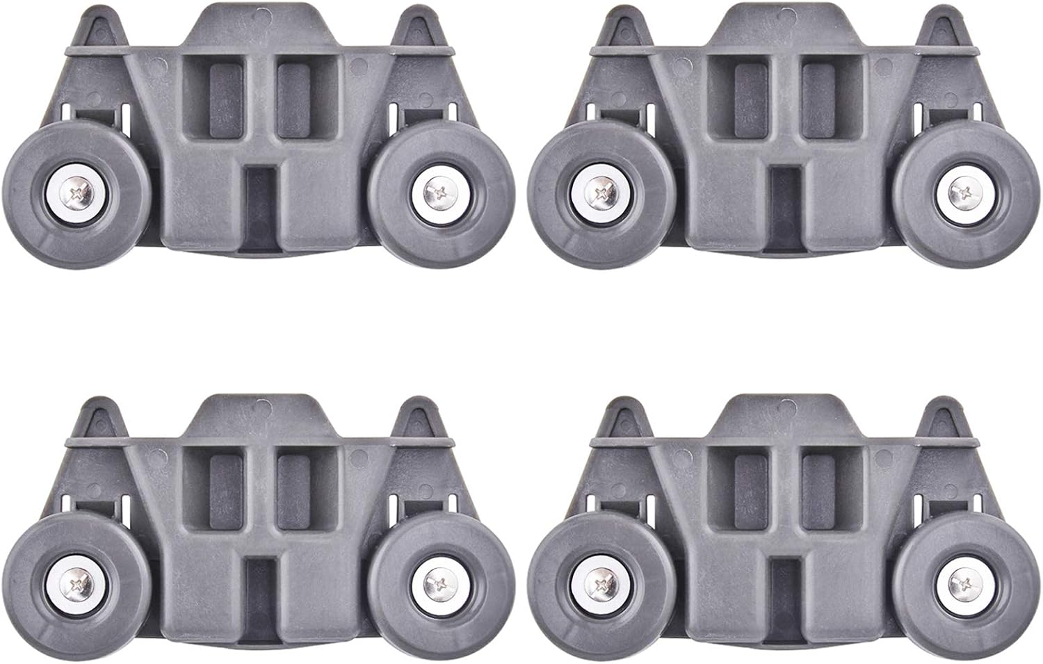 [UPGRADED] W10195416 Lower Dishwasher Rack Wheels for GE