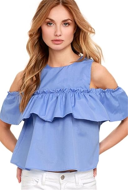 blusas a los hombros de moda