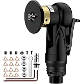 AMTOVL Pneumatic Chamfering Tool - Mini Air Chamfer Tool with 6 C-Angle &amp; 6 R-Angle Blades, 45&deg; 30000 RPM Chamfering Tool for Metal and Wood with 1/4" Air Inlet