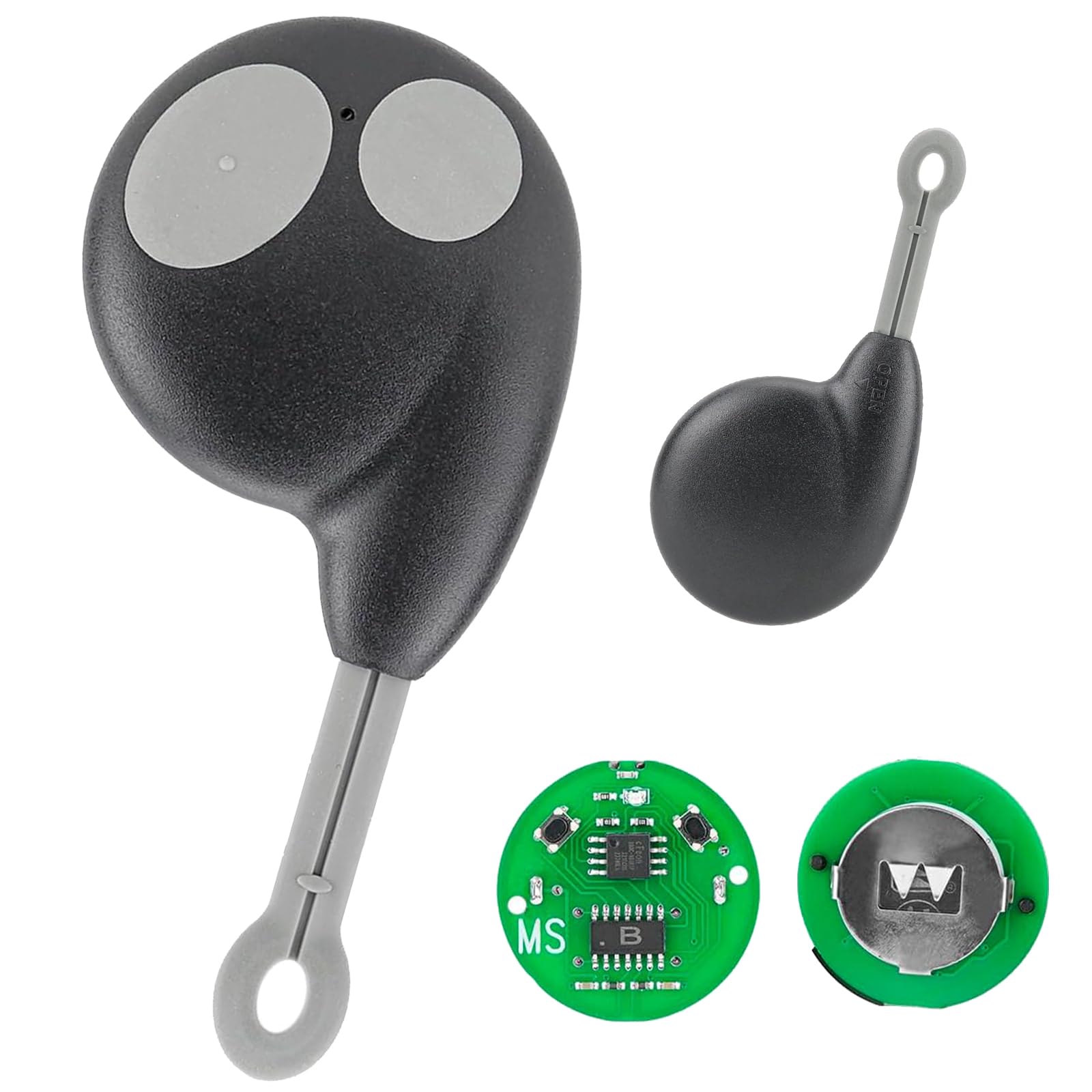 2 Buttons Car Key Fob For Cobra Alarm 1046,3193,3196,3198,3993,3998,7928,8186,8188 Modell 7777 Remote (Remote Control)