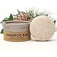 Zero Waste MVMT Shampoo Bar | Cedar + Patchouli | With Travel Container | Eco-friendly, Salon Quality Shampoo, Zero Waste & P