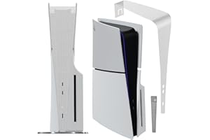 AJKTHGE Dust Cover Net for PS5 Slim Console (Short Version), New PS5 Slim Heatsink Barrier Pets Hair Anti-dust Cover Dustproof for PlayStation 5 Slim Optical Drive/Digital Version Accessories.(White)