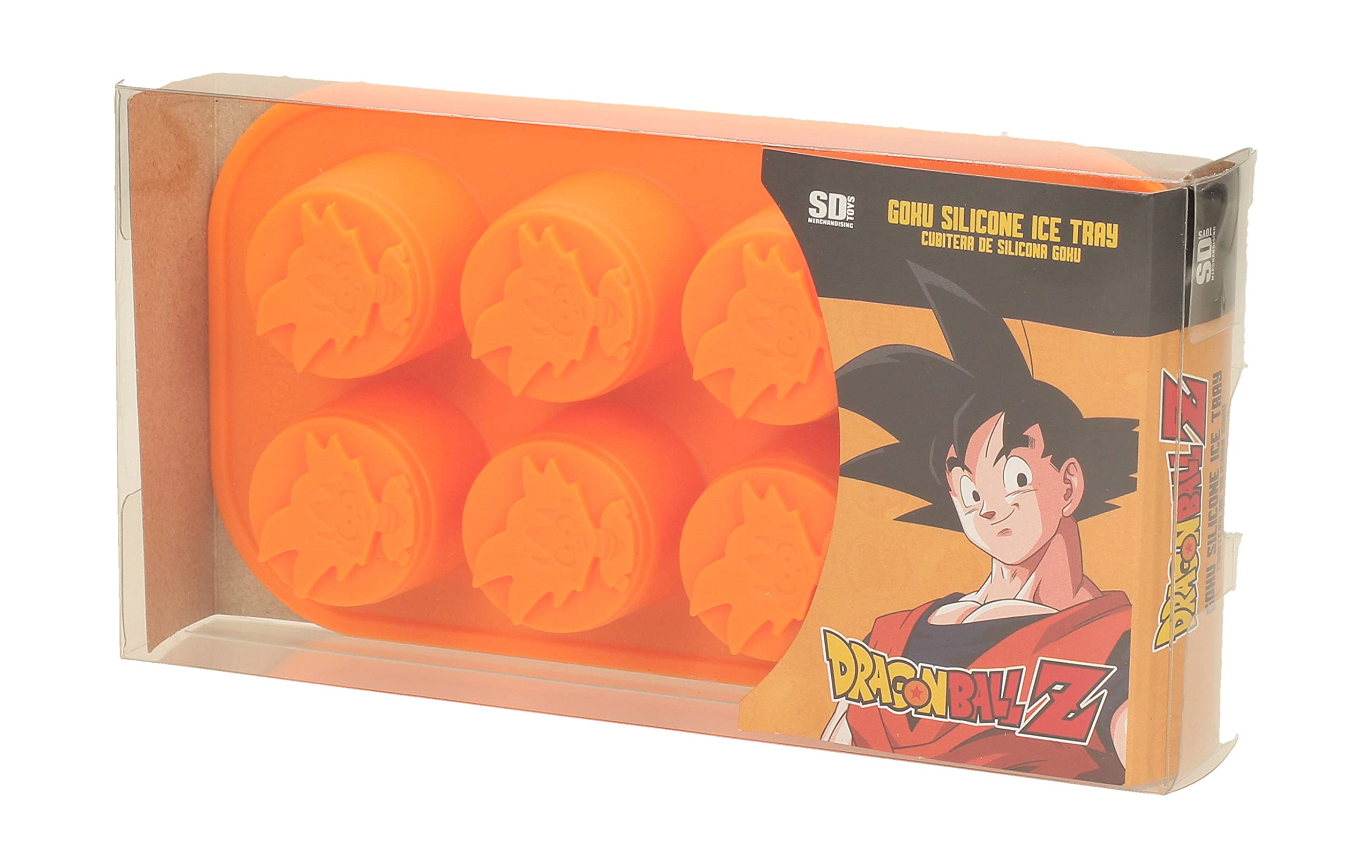 SD Toys Dragonball Z Z894830 Silicone Ice Cube Tray Goku Crockery Orange