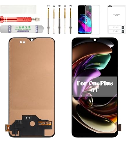 Remplacement écran AMOLED 6.41 Pouces AMOLED Pour 6T, 1 6T, écran Tactile LCD LED Pour 6T A6013 A6010, 6,41 écran OnePlus 6T
