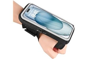 NITMTYOU Phone Holder for Running, Wristband Frearm Band for iPhone Pro Max Plus SE (16/15/14/13/12/11/X/XR) Galaxy S24/S23/S22/S21, Waterproof Running Accessories with Adjustable Strap & Card Slot