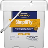 Farnam SimpliFly for Horses, Feed Through Fly Control for Horses, 10 lb | EPA Approved Palatable Horse Supplement, Prevents Stable Flies in Manure, Breaks and Prevents the Life Cycle, 160 Day Supply