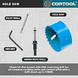4 Inch Hole Saw with Arbor for Metal and Wood