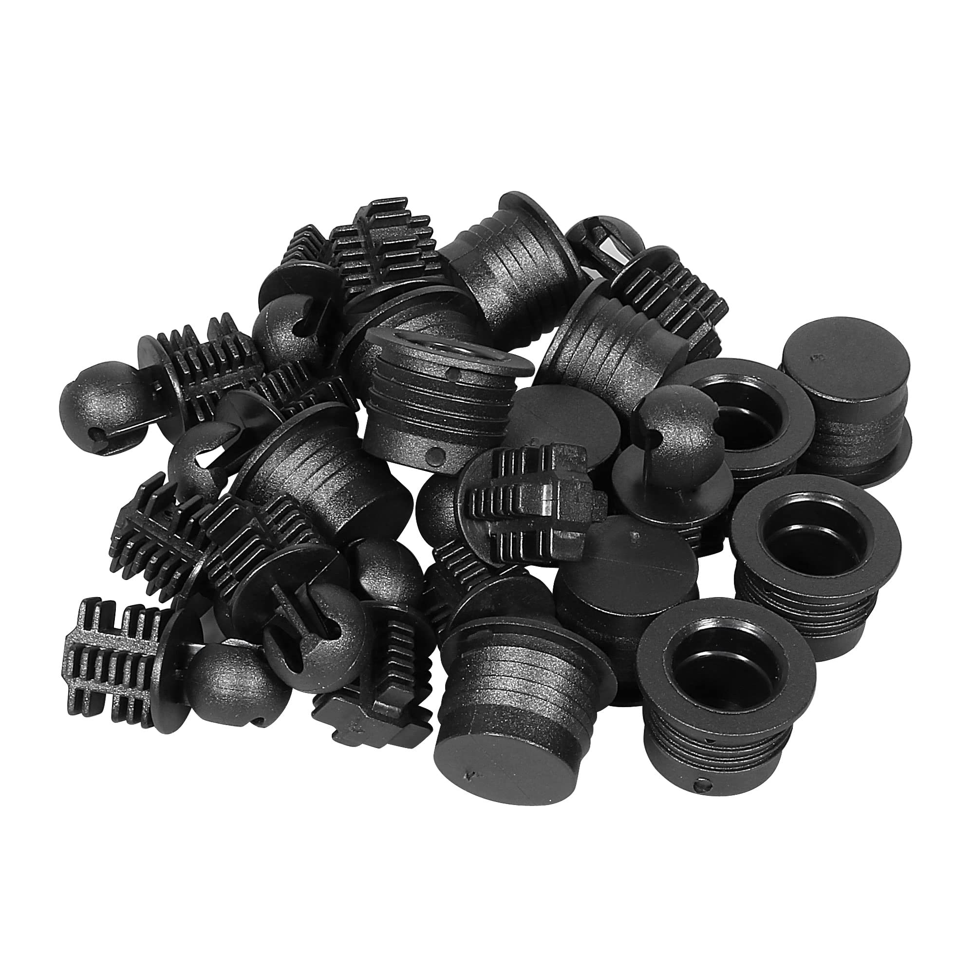 Photo 1 of MECCANIXITY Speaker Grill Guides Plastic Black Ball Socket Type Dia 12mm for Speaker Parts Accessories Pack of 8