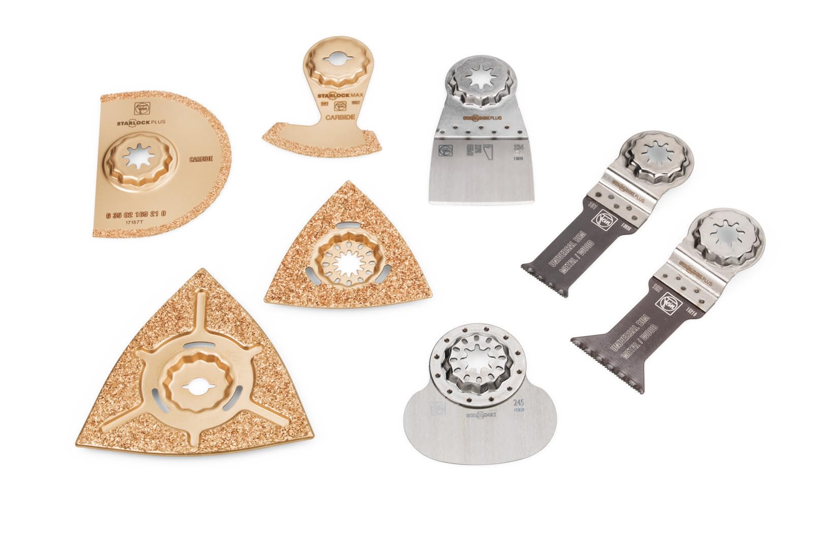 FEIN 35222967140 StarlockMax Heating/Sanitary Professional Set 8piece,Orange