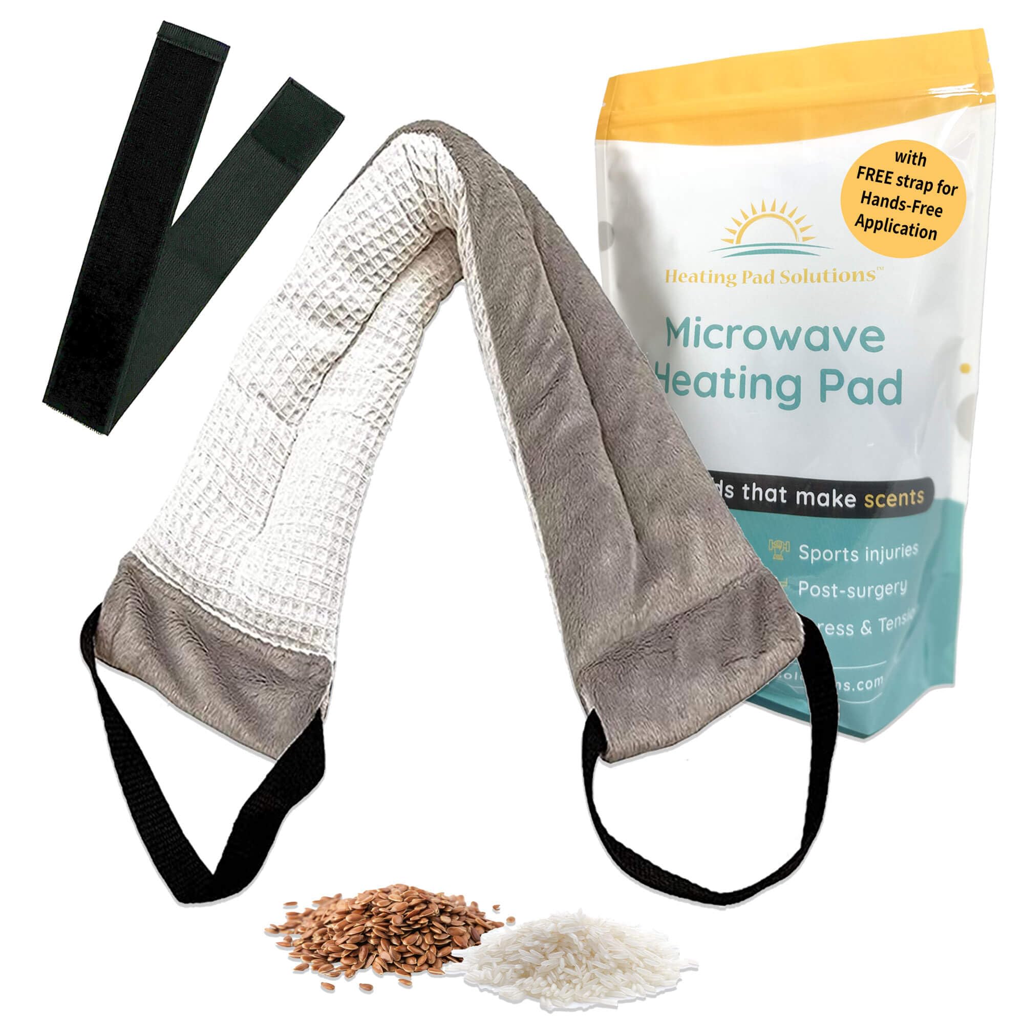 Photo 1 of Versatile Heated Neck Wrap Microwavable - Neck Warmer Microwave Heating Pad for Shoulders, Sore Muscles - 22 Inches - 1 Pack