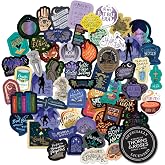 Conquest A Court of Thorns and Roses Decal Stickers | 60 Unique ACOTAR Vinyl Decals, 5 Holograms and 5 Foil Designs, Waterproof, UV &amp; Scratch Resistant, Officially Licensed