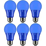 Sunlite 40468 LED A19 Colored Light Bulb, 3 Watts