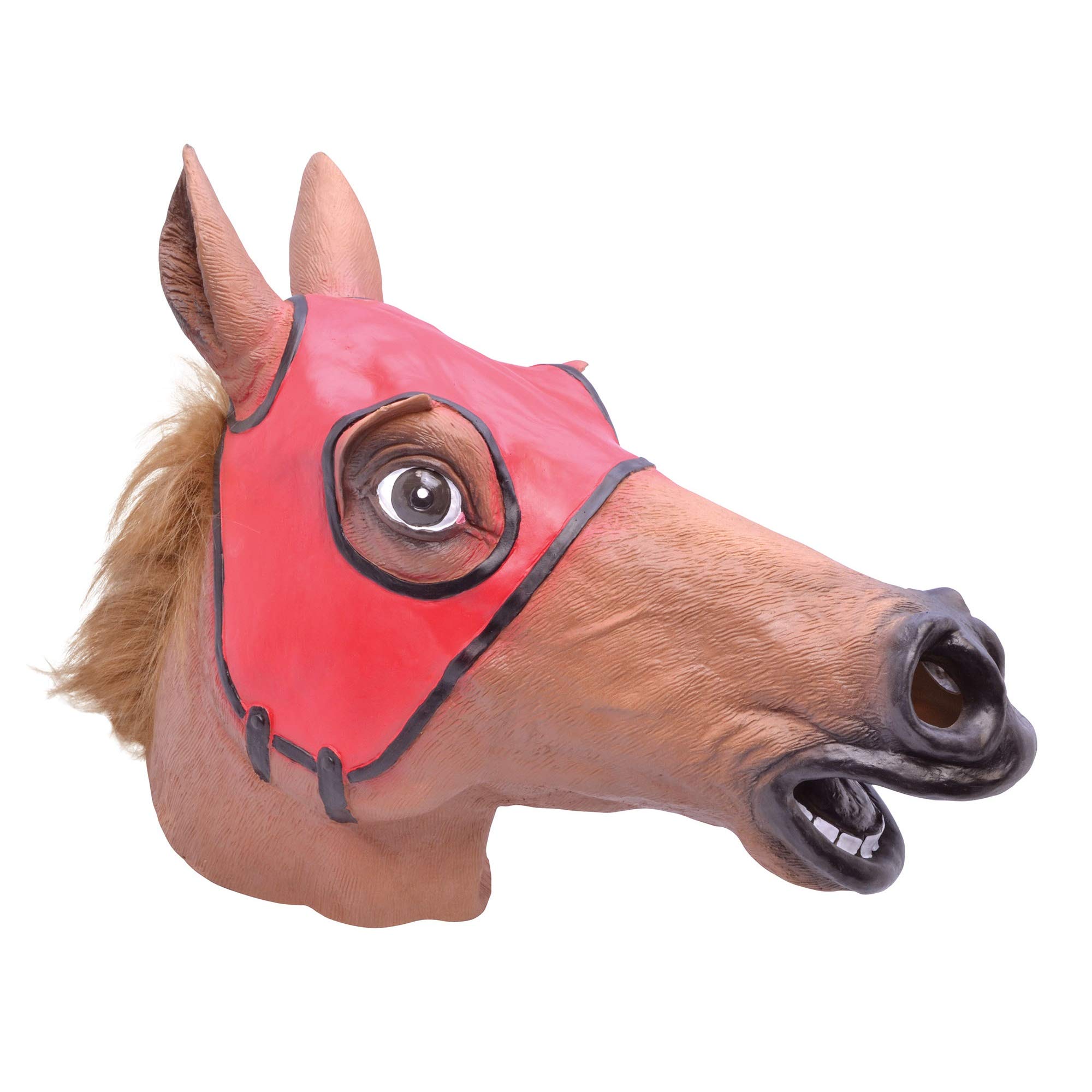 Bristol Novelty BM464 Racing Horse Mask (One Size)