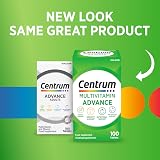 Centrum Advance Multivitamin & Mineral 100 tablets 24 essential nutrients view 2