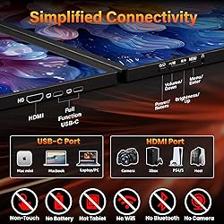 Upperizon Portable Gaming Monitor 16 Inch QHD 2.5K